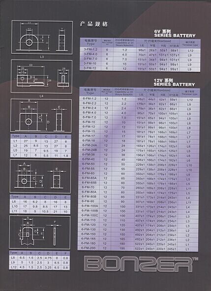 bonzer蓄電池